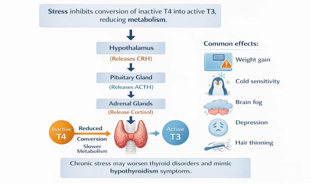 stress on the endocrine system