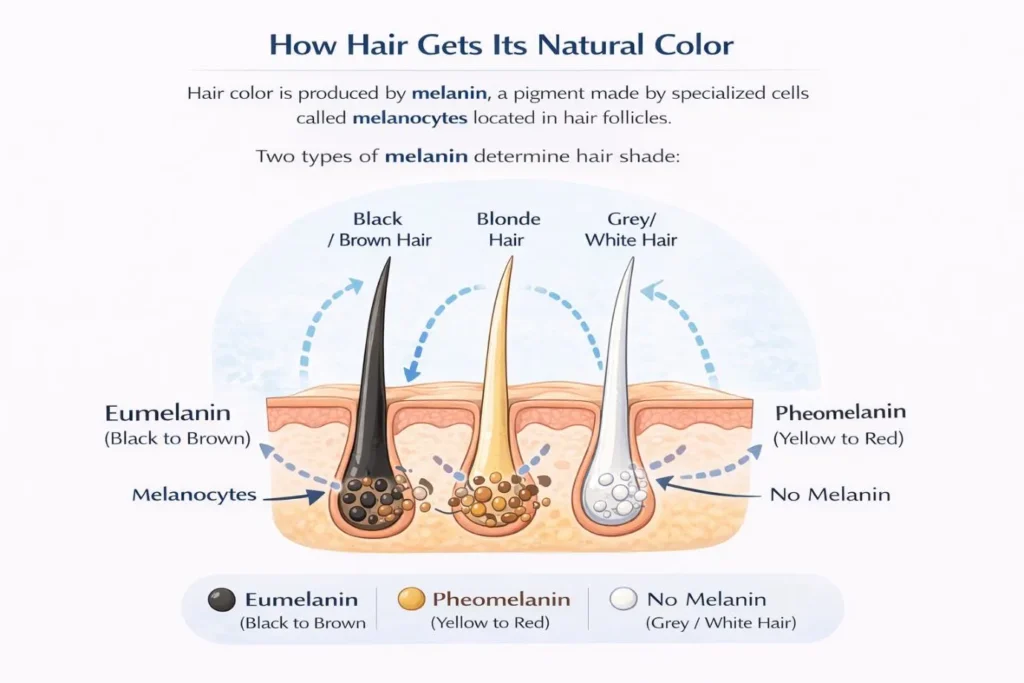 white hair in early life