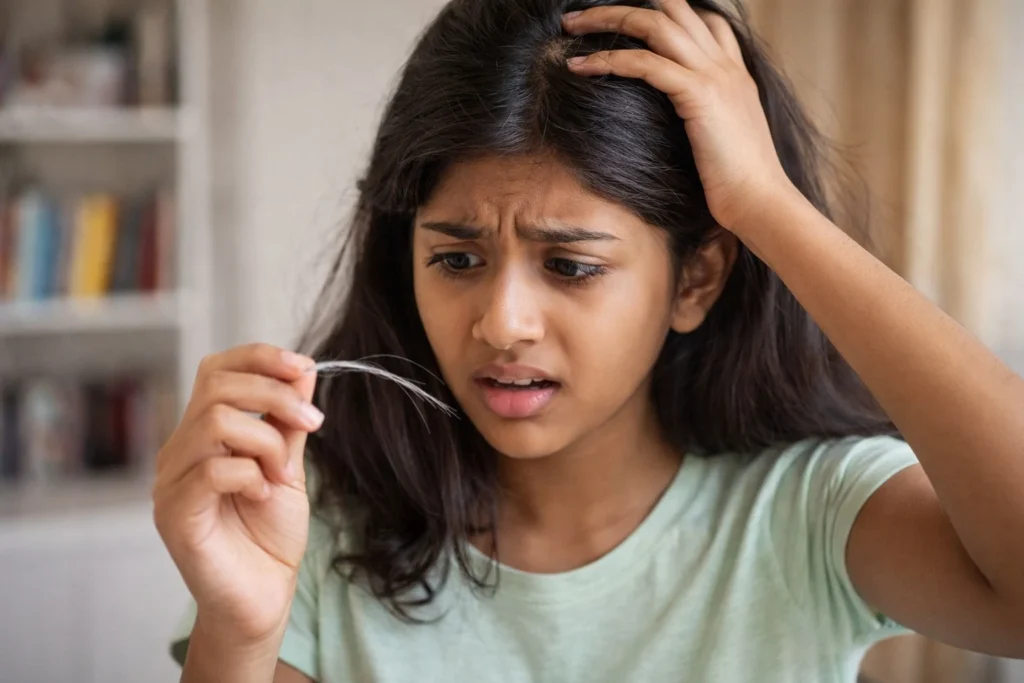 White Hair in Early Life Causes, Mechanisms, and Prevention